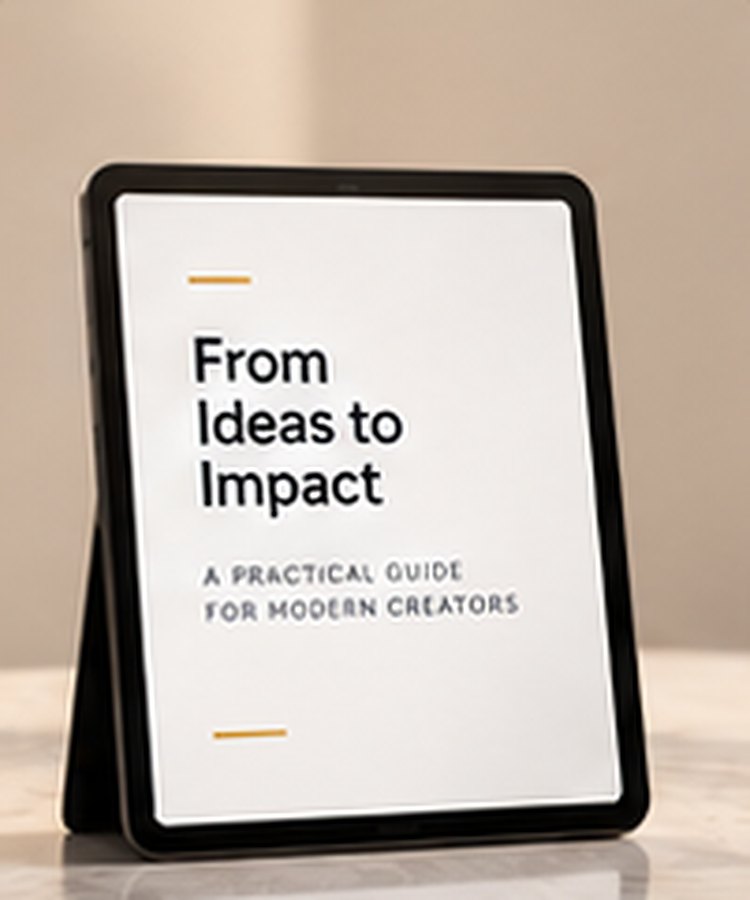 Tablet showing an ebook cover